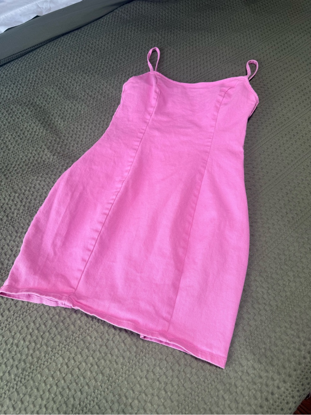 H&M Denim Pink Slip Dress